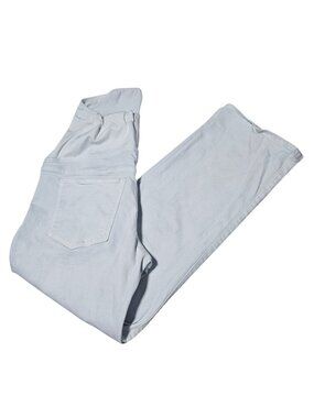 Madewell Maternity Perfect Vintage Straight Jeans Womens Size 38 White Denim